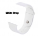 Relógio de pulso digital led com pulseira de silicone esportivo - Branco & Rosa ouro