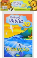 Histórias da bíblia 3D - Solapa média com 8 livros