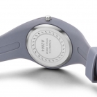 Relógio feminino marca Miler quartzo pulseira silicone DarkGray