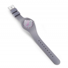 Relógio feminino marca Miler quartzo pulseira silicone DarkGray