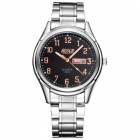 Relógio quartz com calendário duplo Bosck 3033 - Masculino