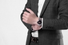 Relógio quartz com calendário duplo Bosck 3033 - Masculino